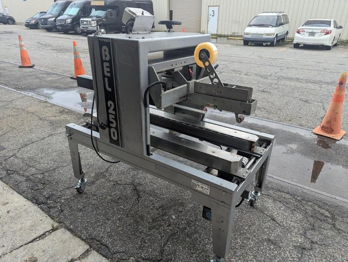 Used BEL 250 Automatic Case Sealer (Tape)