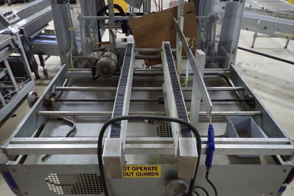 Used Doboy 7510 Tray Former with Hot Melt Glue