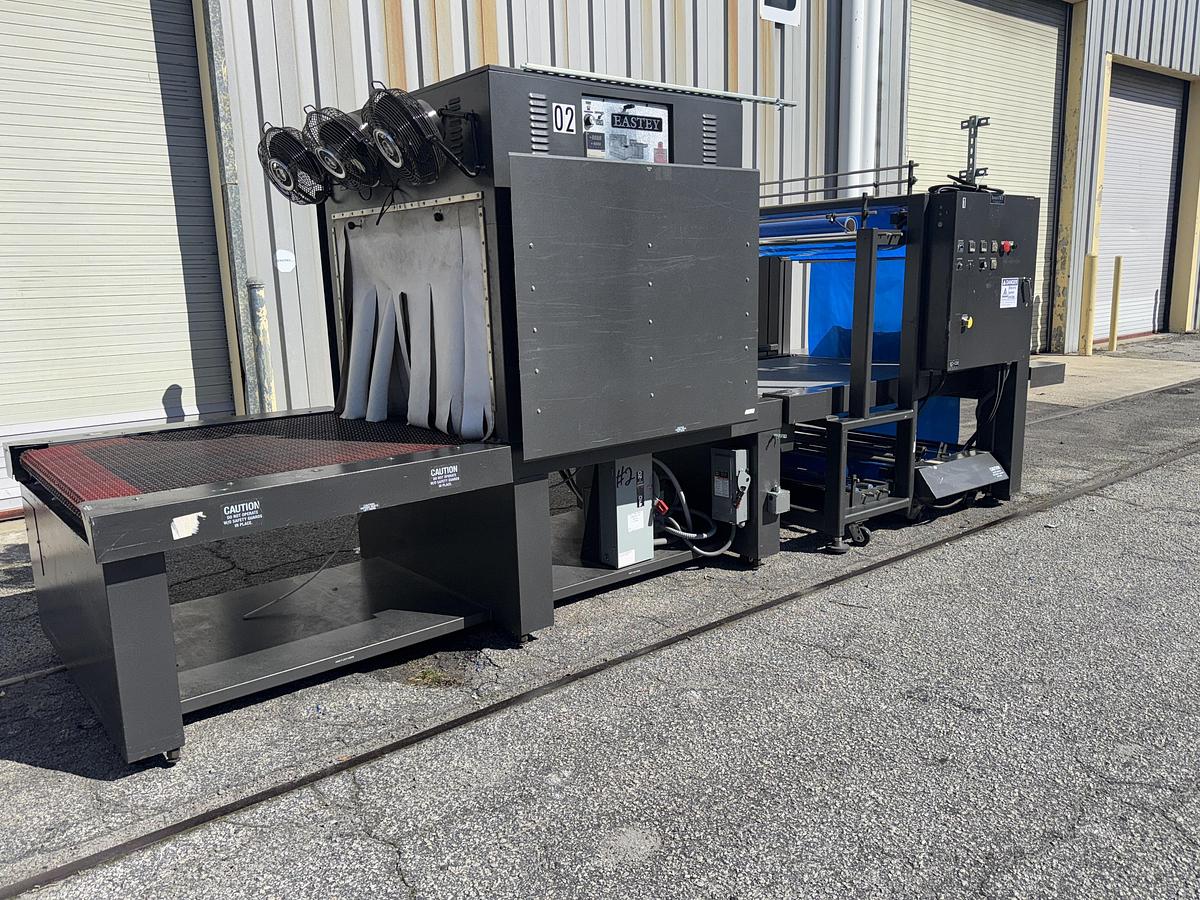 Used 2001 EASTEY, LARGE FRAME, SEMI AUTO SHRINK BUNDLERS ES-50M & ET4832BU
