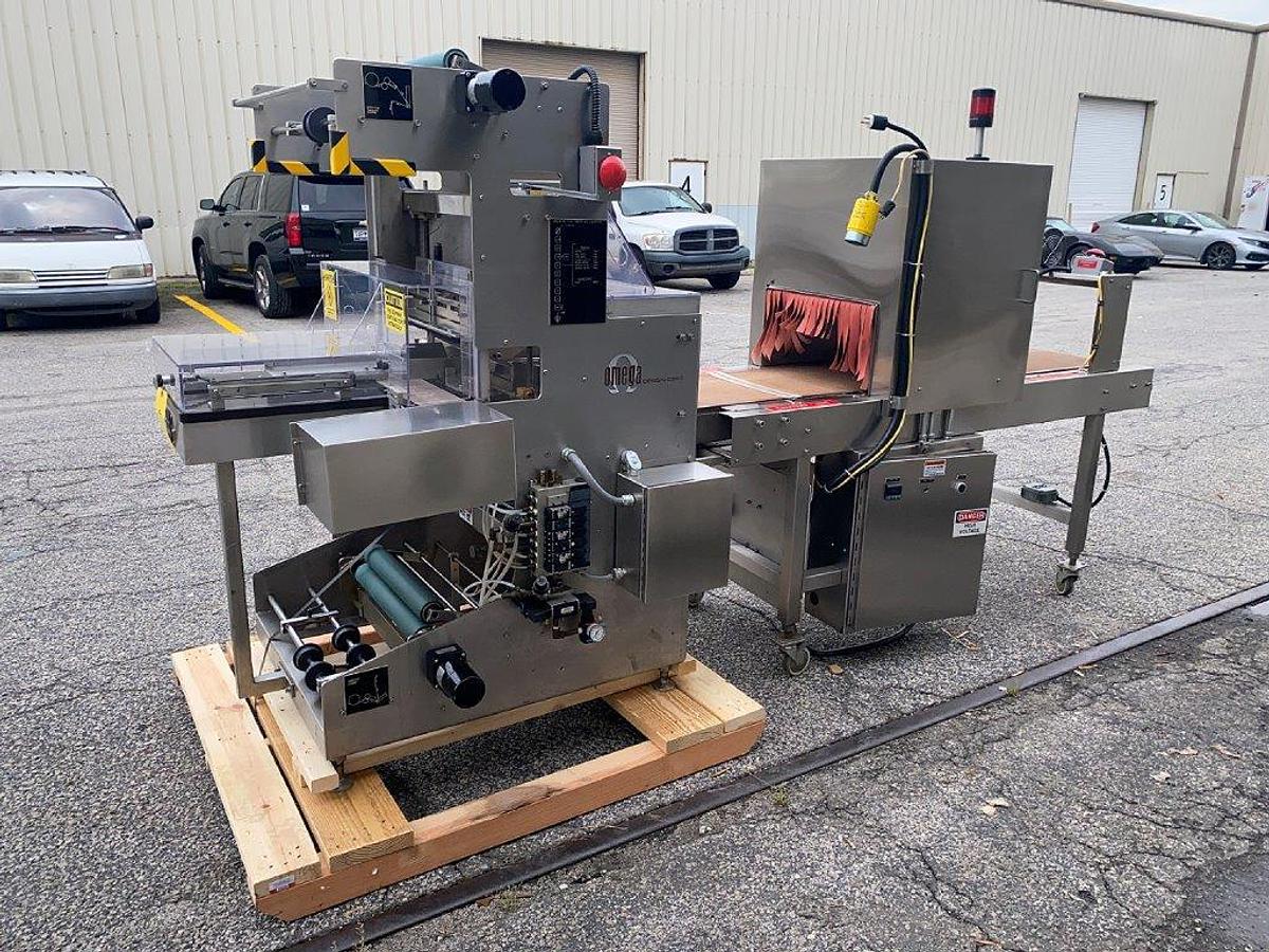 Used OMEGA SL-18 Shrink Bundler & Heat Tunnel