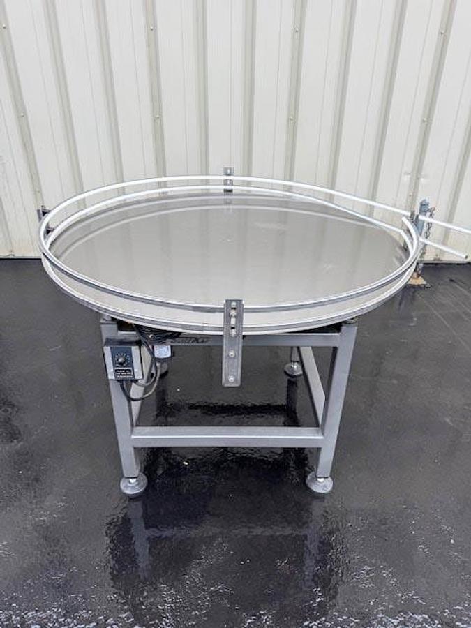 Used SureKap 48-Inch Rotary Accumulation Table
