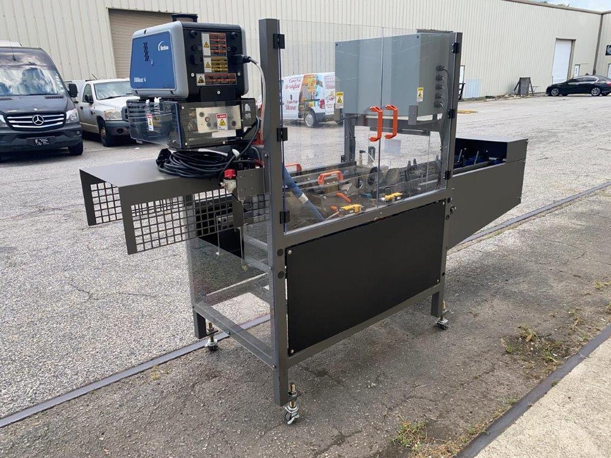 Used Keymac Horizontal End-Load Carton Glue Sealer