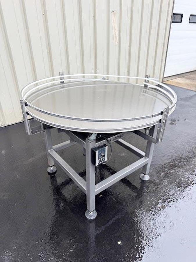 Used SureKap 48-Inch Rotary Accumulation Table