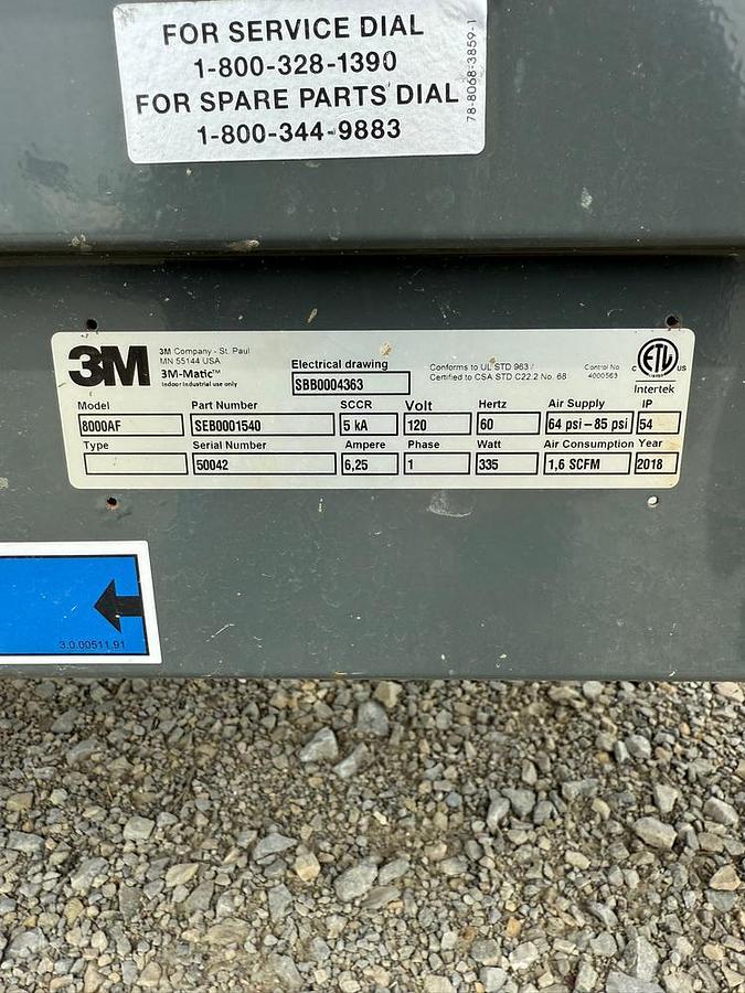 Used 2018 3M-Matic 8000AF