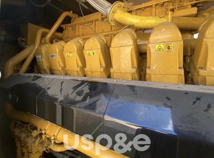 Used 1.4 MW 2014 Used Caterpillar XQ1475G Natural Gas Generator Set