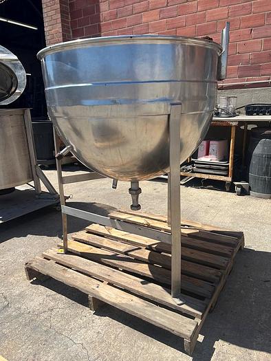 Used Kettle, 80 Gallon, S/st, Jkt, Lee, John Lentz, 40 PSI #S744757