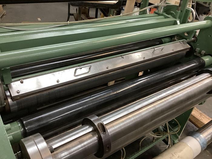 Used 42" WIDE ARROW DUPLEX SLITTER MODEL 325 WITH SCORE SLITTING - PENDING