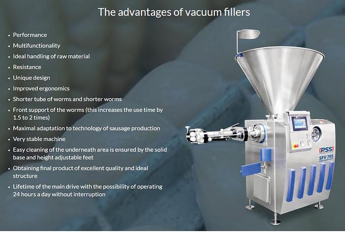 PSS SFV 720 vacuum filler