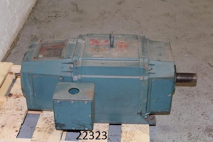 Used Reliance TR Dc Motor, 40 Hp, 1750/2100 Rpm, 500 Volt, B2810Atz Frame, 68 Amp, 1.0 S.F., Spsv Enclosure #22323