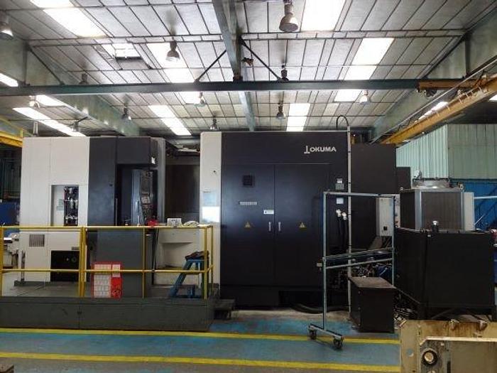 D'occasion 2014 Centre d'usinage horizontal Okuma, double palettisation