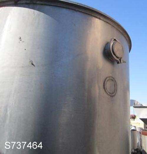 Used Tank, 650 Gallon, S/st, 4' x 87", No Nameplate #S737464