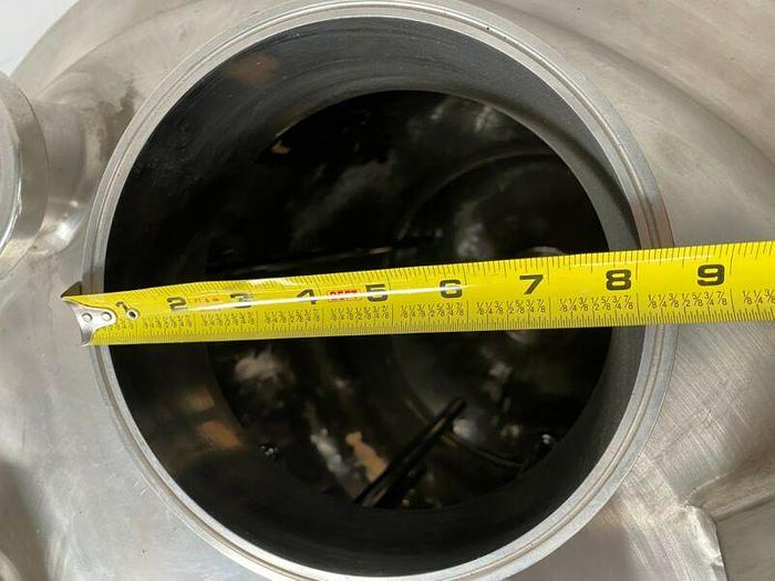 Used Precision 500 Liter 50 PSI Stainless Steel Jacketed Bioreactor w/ 150 PSI Jacket