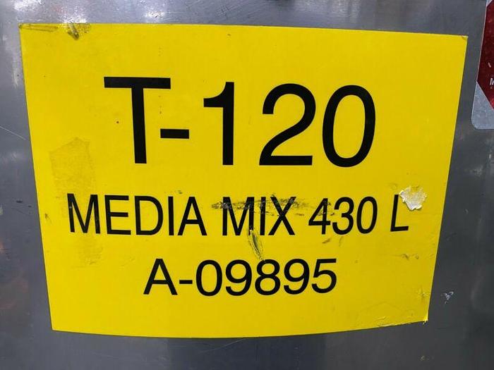 Used Paul Mueller 430 Liter 45 PSI Stainless Steel 75 PSI Jacketed Reactor w/ Mixer