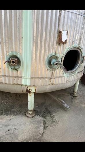 Used 7,000 Gallon Vertical Stainless Steel Single Wall InsultatedTank