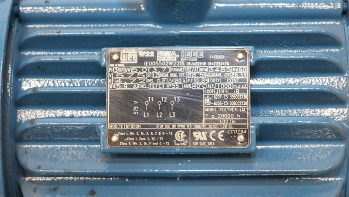 Unused Weg 5 HP A/C Motor #44480