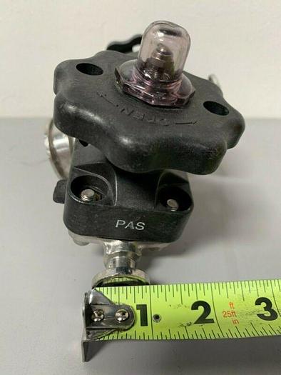 Used ITT Pure-Flo  Diaphragm Valve, 2 Valves w/ 1" & 1/2" Sanitary Fittings