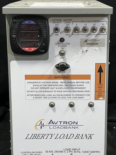 Used Avtron LPH55/D37873 Portable Resistive Load Bank