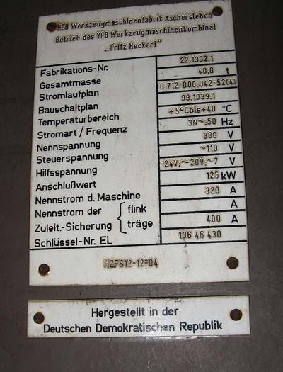 Used Plano Miller HZFS