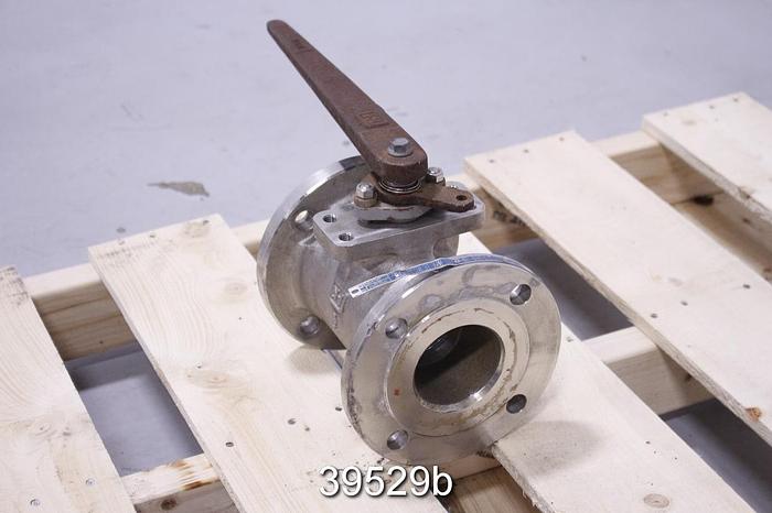 Used Neles Jamesbury A 3" Hand Operated Ball Valve #39529