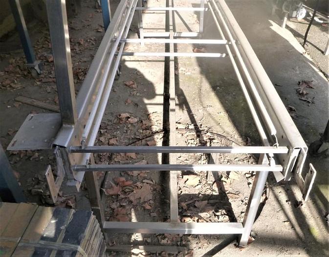Used Conveyor, Belt, 24" x 20', S/st, Wire Mesh, Frame Only #S743773