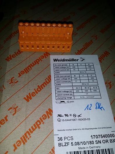 Konvolut Leiterplattensteckverbinder Weidmüller