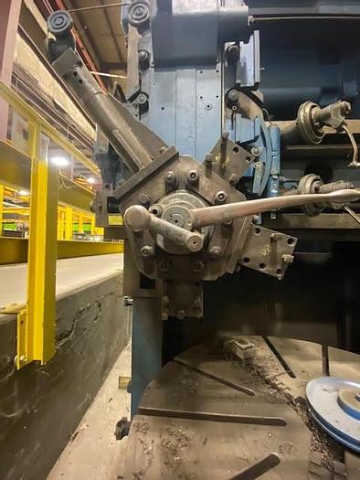 Used 72" King Vertical Turret lathe, 60" Table, 72" Swing, 60" Under the rail, 40 hp, 3 Jaw Chuck