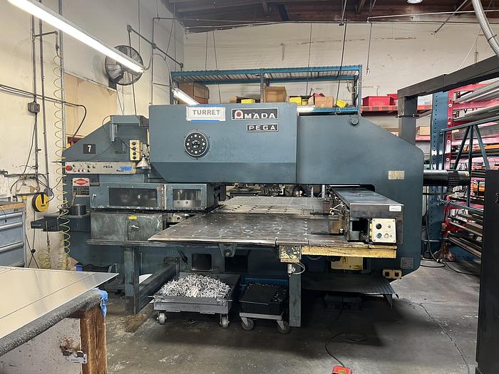 Used 1986 33 Ton Amada Pega 357 CNC Turret Punch