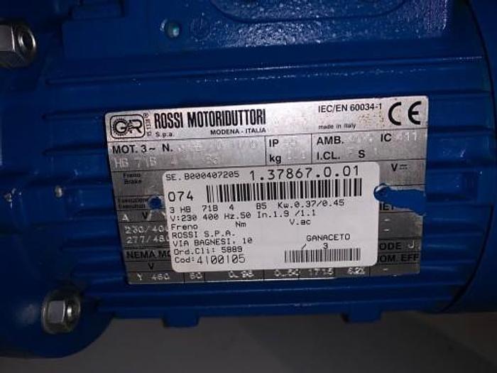 Rossi Motoriduttori MR V 40 UO3A reducer i:25 + HF