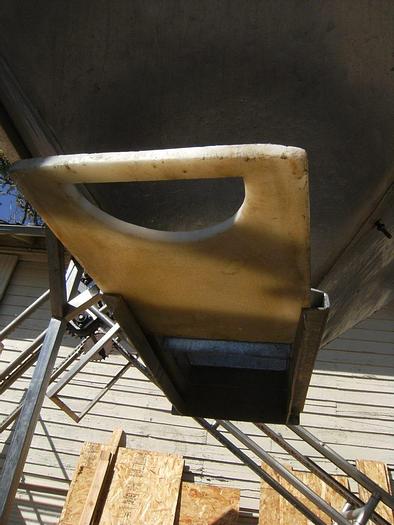 Used Hopper, 160 CF, S/st, Portable, (2) #S740452