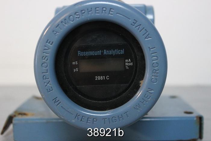 Used Rosemount 2081C Conductivity Microprocessor Transmitter #38921