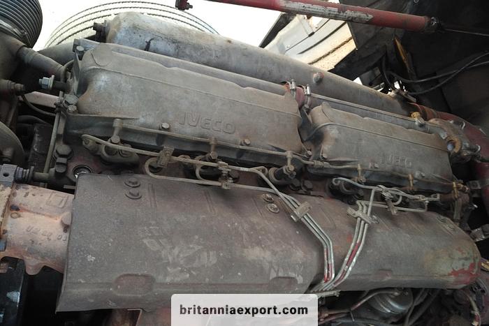 Used 1990 Iveco Turbostar 190-36 6X2 flatbed truck