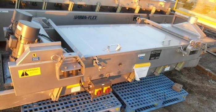 Unused Conveyor, Vibratory, 24" X 8', S/st, Meyer, (2) 0.47 HP, #L738710