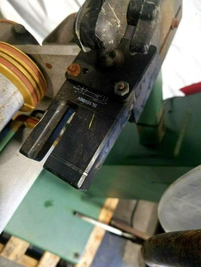 Used PA Industries Motorized Stock Material Payoff Reel Feed to Press