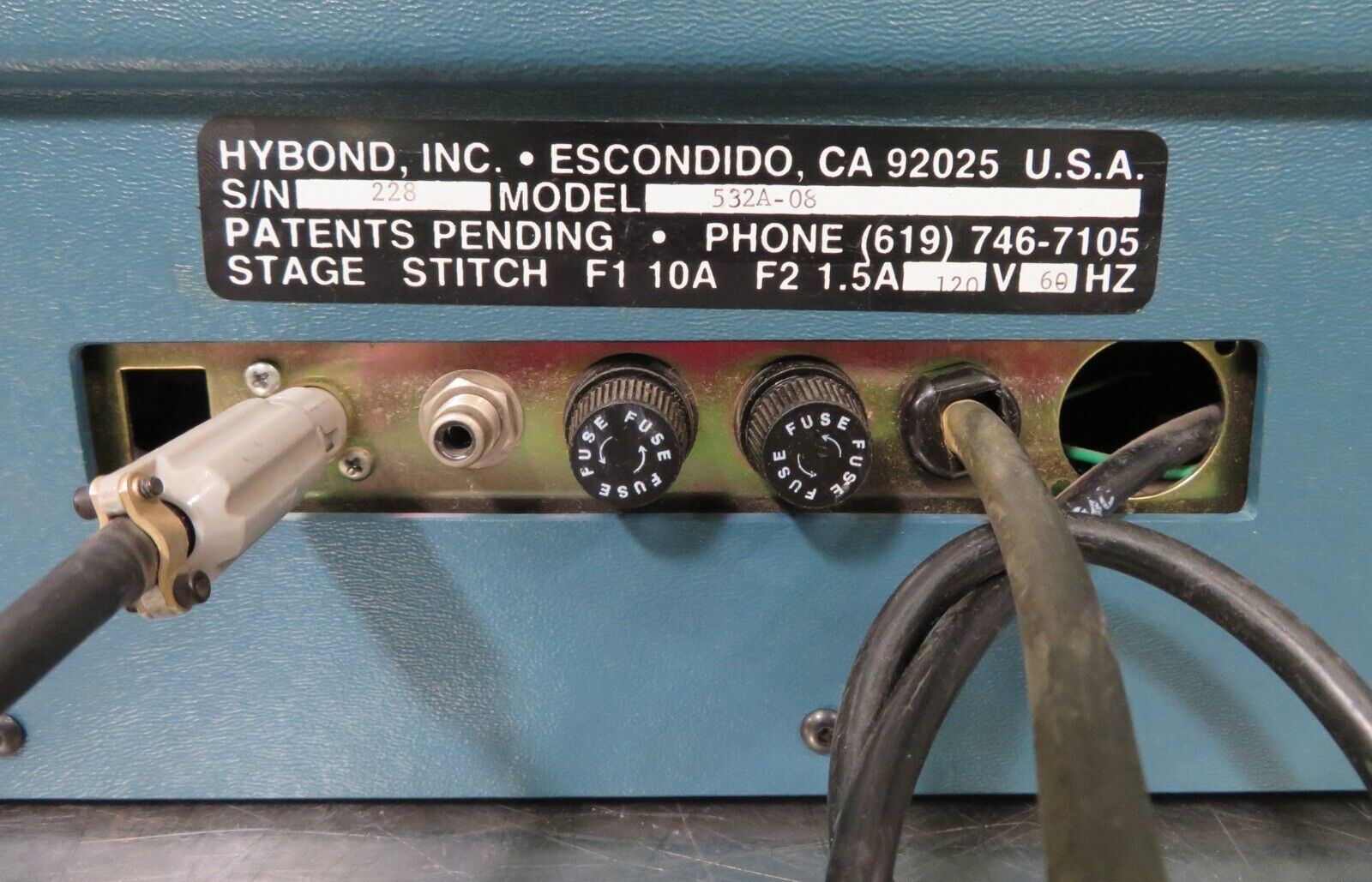 Used Hybond 572 532A 45° Feed Thermosonic Wedge Wire & Ribbon Bonder refurb'd