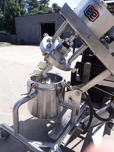 Used 10 GALLON LEE VACUUM DOUBLE MOTION AGITATED KETTLE - S/S - 100 PSI JACKET