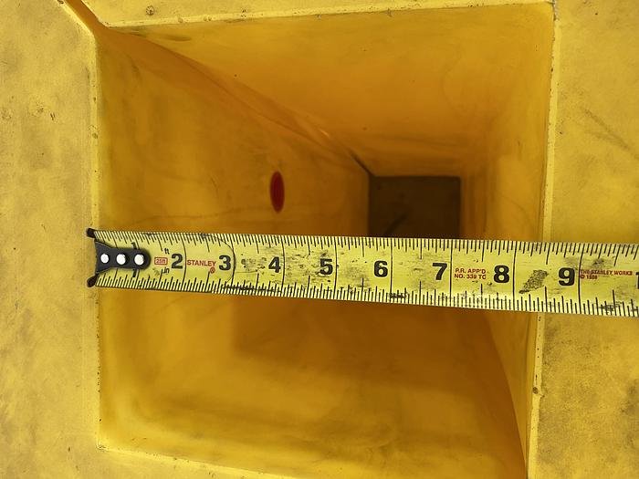 Used Poly Structural Industrial Column Protector 8 1/2" x 8 1/2" Square Opening 42" H