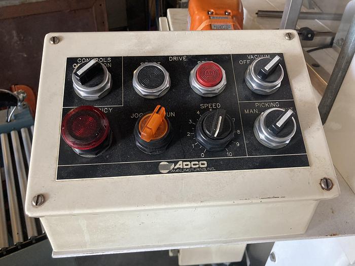 Used USED Adco AFH Fully Automatic Tuck Tray Erector, 63"w x 73"d x 98"h