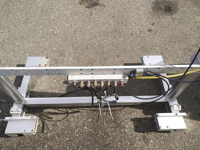 Used 6 Head Liquid Filler Tank and Frame