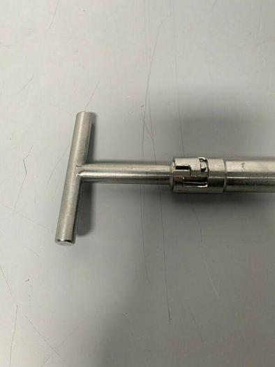 Used Stainless Steel Pointed-Plunger Lance Sampler Probe w/ 35" Rod