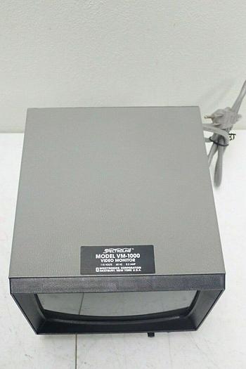 Used Spectroline Model VM-1000 Video Monitor & CA-1000 CCD Camera Imaging System