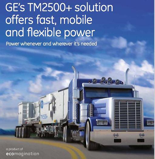 Used 25 MW 2012 Used GE TM2500 Natural Gas Turbine Generator Sets