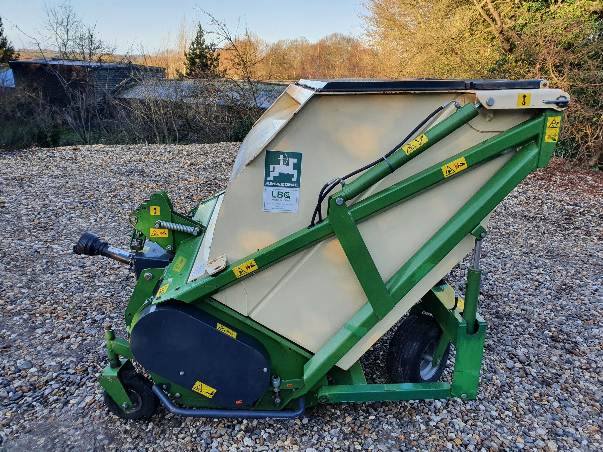 Used Amazone SmartCut GHLT 1500 Flail Mower Collector