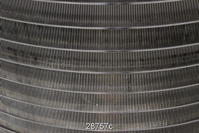 Used Voith VS 20 Slotted Pressure Screen Basket, 0.15mm Slot #28757