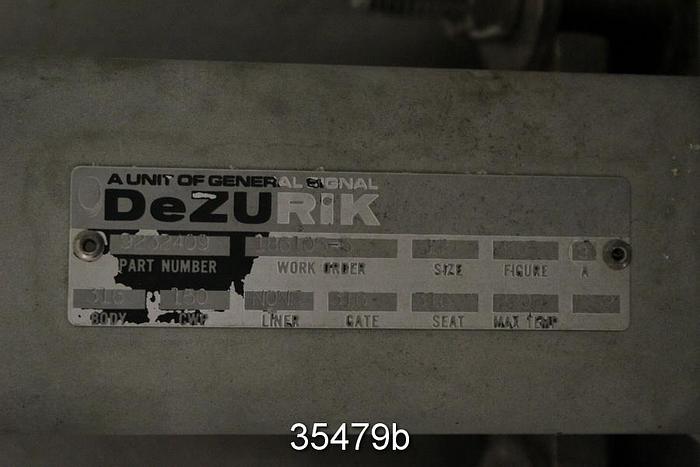 Used Dezurik 9232409 12" Hand Operated Knife Gate Valve #35479