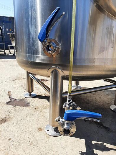 Used Tank, 465 Gallon, S/st, DT/DB, 15 BBL Brite Tank #S744753