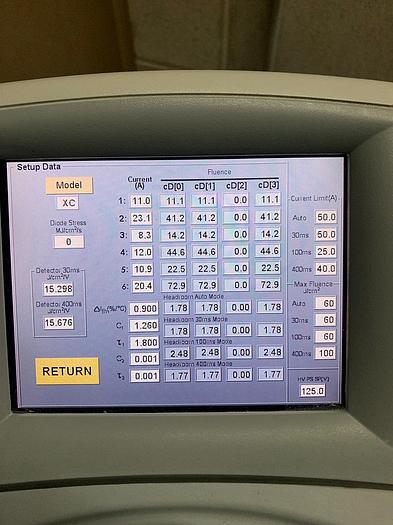 Used Lumenis Lightsheer XC Hair removal laser 400 MS ~ One Owner ~Warranty~ HR= 1.78