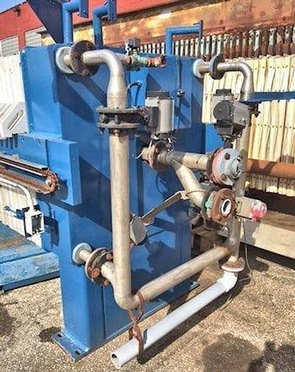 Used 21 CU. FT. JWI FILTER PRESS (EXPANDABLE) – 1000 MM – NON-GASKETED – RECESSED (#8899)