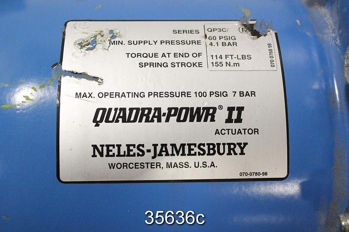 Unused Neles Jamesbury 815L-11-3600-MT 8" Butterfly Valve #35636