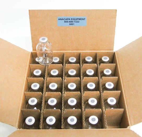 Used ThermoFisher Scientific ST50-20 Sterile Empty Vials NEW LOT OF 25 (6881)