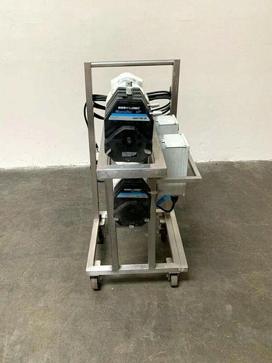 Used Double Master Flex I/P 77601-60 Peristaltic Pump Skid w/ 1/2 HP Motor & Drive